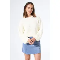 Garcia femme Pull, XXL, Blanche