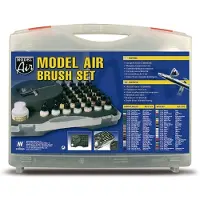 Vallejo Model Air camouflage colors 29x17ml + airbrush (29 ml)