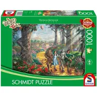 Sonstige Verlage Thomas Kinkade Studios : Le Magicien d'Oz, Follow The Yellow Brick Road (1000 pièces)