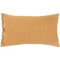 Atmosphera Coussin Rectangulaire En Gaze De Coton Happy Marron - Marron