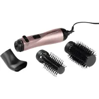 VITALMAXX Brosse coiffante - 3 accessoires - anthracite/or rose
