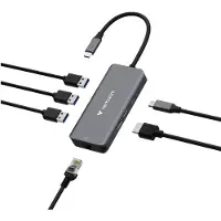 Verbatim USB-C Essentials Multi- Port Hub 6 Port with RJ45 32157