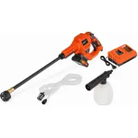 Powerplus Dual Power Pressure cleaner 20V - batterie 20V 2.0Ah et chargeur inclus (Fonctionnement sur batterie)