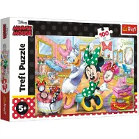 Trefl CLUBS PUZZLE 100 Minnie dans un salon de beauté. 16387
