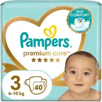 Pampers Premium Care Size 3 couches jetables 6-10 kg 40 pcs
