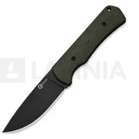 CIVIVI Couteau Jencks, OD Green G-10, Black Stonewash