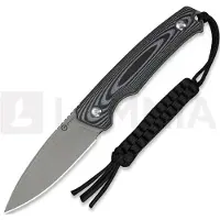 CIVIVI Altus Fixed Blade C20076B-2, Stonewashed 14C28N, Gray and Black Layered G10 couteau de poche