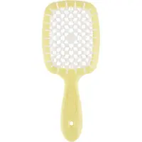 Jäneke The Original SuperBrush Small petite brosse plate pour cheveux Yellow 1 pcs