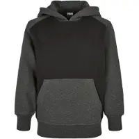 Urban Classics Sweat gris chiné / noir