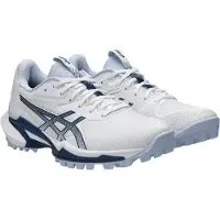 Asics Chaussures de hockey sur gazon FIELD SPEED FF 2 pour femmes, couleur blanc brillant, taille 7