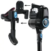 KOENIC Kvr 22225 - Aspirateur Balai Autonomie 45 Min Aspiration Max. 8 Kpa Noir Bleu