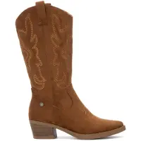 Refresh pour femme. 17308503-CAMEL Bottes 173085 marron (38), 3 à 5 cm, Fermeture éclair, Casuel