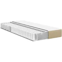 vidaXL Matelas de lit avec matelas Sauge 90 x 200 cm Tissu