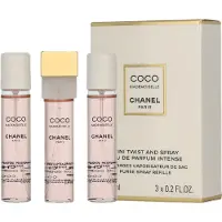 Chanel Coco Mademoiselle Intense Mini Twist and Spray Recharges Eau de Parfum 3 x 7 ml