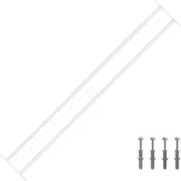 vidaXL Grille de sécurité pour fenêtre avec 2 barres transversales, 93-174 cm