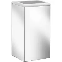 Keuco Collection Moll Collecteur de déchets chrome-fini/blanc - 12788010000