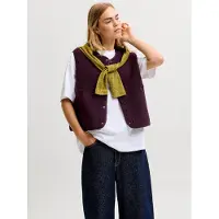Jack & Jones Gilet 'JXVera' aubergine