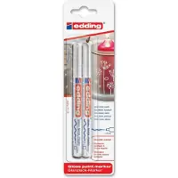 Edding Marqueur peinture brillante 751 1-2mm blanc UE=2 pièces (2x)