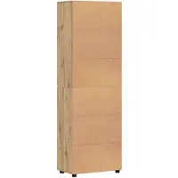 vidaXL Haut Armoire Chêne artisanal 60 x 35 x 182 cm Bois d'ingénierie