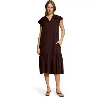 Cartoon Robe de cocktail brun foncé