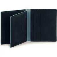 Piquadro Blue Square Porte-monnaie en cuir 8,5 cm