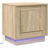 vidaXL Cabinet de chevet avec Chêne sonoma 44 x 34,5 x 45 cm