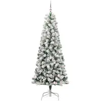 vidaXL Sapin de Noël Artificiel à Branches Articulées 240 cm PVC