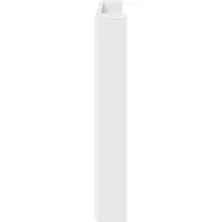 vidaXL Tête de lit avec espace de rangement et éclairage LED, blanc, aggloméré