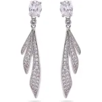Avant Garde Boucles d'oreilles 'Teodora' argent