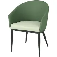 Bolero Chaises de salle à manger d'intérieur Sloane - Vert Forêt Mixte (2 pièces)