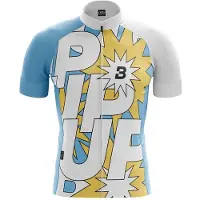 Bombtrack Up Up Up Short Sleeve Jersey Multicolore XL Homme