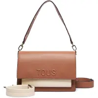 Tous pour femme. 2002358243 Sac à bandoulière M Audree Saffiano marron (OSFA), Casuel, Tissu