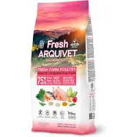 Arquivet Croquettes Poulet frais et poisson de mer pour chiens - 10 kg