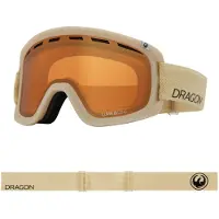 Dragon alliance Dr D1 Otg Bonus 2 Ski Goggles Beige Lumalens Amber/CAT2+Lumalens Midnight/CAT3 Homme,Femme
