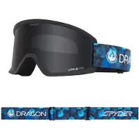 Dragon - Masque de ski - DX3 OTG Spyder Cobalt Block Camo - Lumalens Darksmoke - Noir