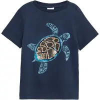 s.Oliver T-Shirt chamois / marine / bleu ciel / olive