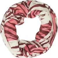 s.Oliver Écharpe tube marron châtaigne / corail / blanc cassé