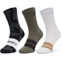 Adidas Chaussettes de sport 'Multi 3 Pack' cappuccino / olive / noir / blanc chiné