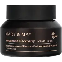 MARY & MAY Mary&May Idebenone + Blackberry complex intensive total care cream 70g - Crème visage régénérante et raffermissante