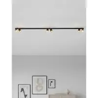 Lyora Plafonnier 6 lumières Oso noir