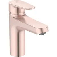 Ideal standard Alu+ Mitigeur de lavabo BlueStart avec bonde de vidage clic-clac, or rose mat
