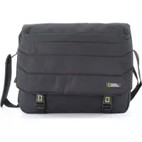 National Geographic Sac à bandoulière Pro avec rabat Noir One Size