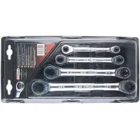 Ks Tools 503.4364 Set dubbele ringratelsleutels