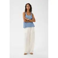 Soaked in luxury Haut bleu denim