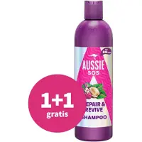 Aussie SOS Repair & Revive shampoing nourrissant pour cheveux et cuir chevelu fatigués 500 ml