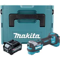 Makita TM 001 GD101 Outil multifonctions sans fil 40 V max Starlock Max Brushless + 1x batterie 2,5 Ah + Makpac - sans chargeur