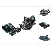 Makita RS 002 GD2 Scie circulaire portative sans fil 40 V max. 260 mm Brushless + 2x batterie 2,5 Ah + chargeur