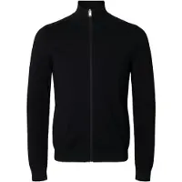 Selected Vestes en maille 'Berg' noir