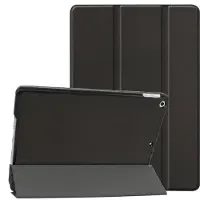 IMoshion Coque tablette Trifold pour Apple iPad 9 (2021) 10.2 pouces / iPad 8 (2020) 10.2 pouces / iPad 7 (2019) 10.2 pouces - Noir