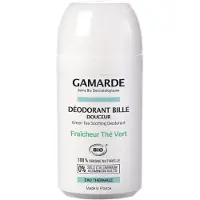 Gamarde , , bio, anti-transpirant, thé, déodorant à bille, pour femmes, 50 ml